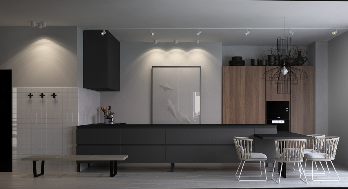 邵陽中心城86平北歐古代氣概裝修案例